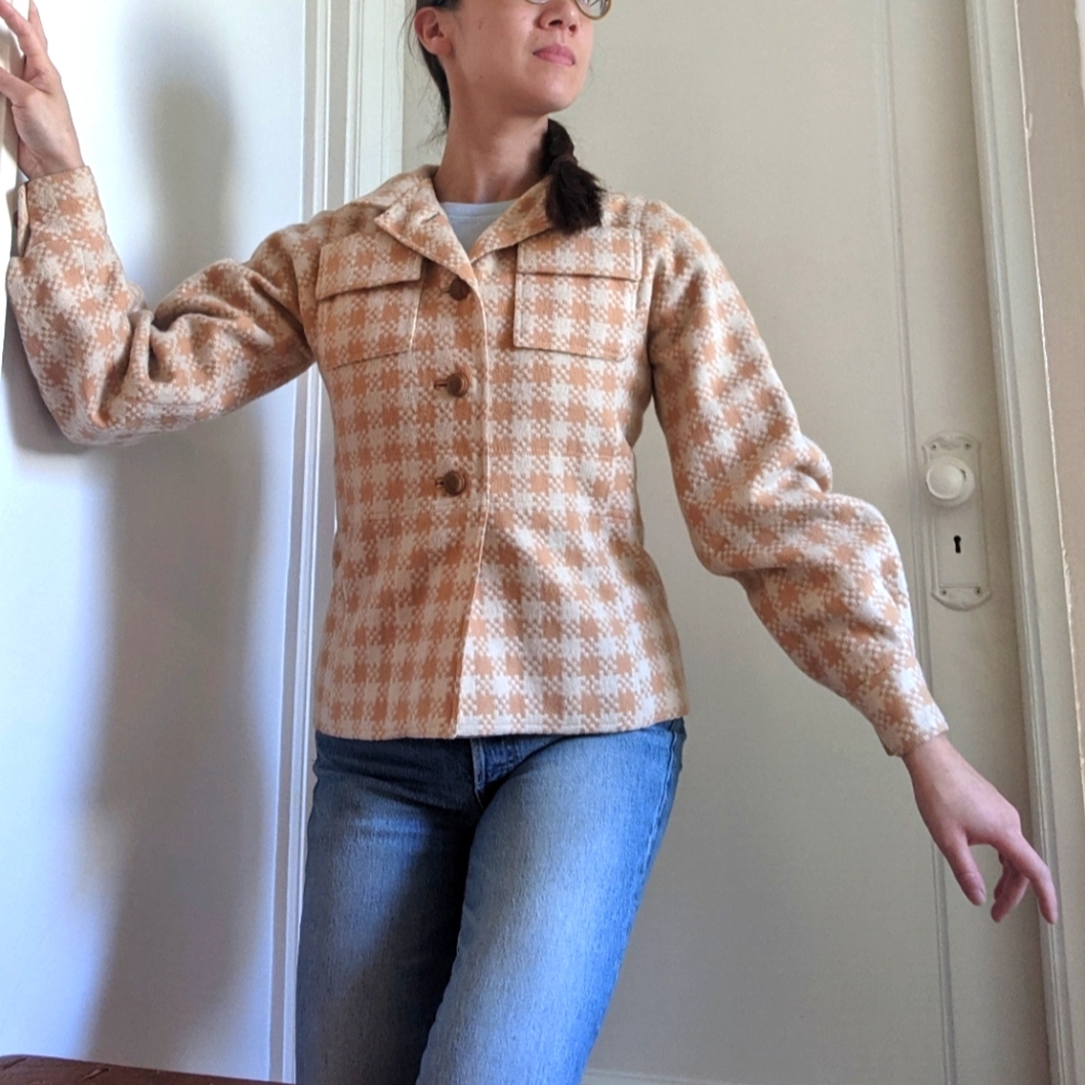 Vintage Plaid Coat